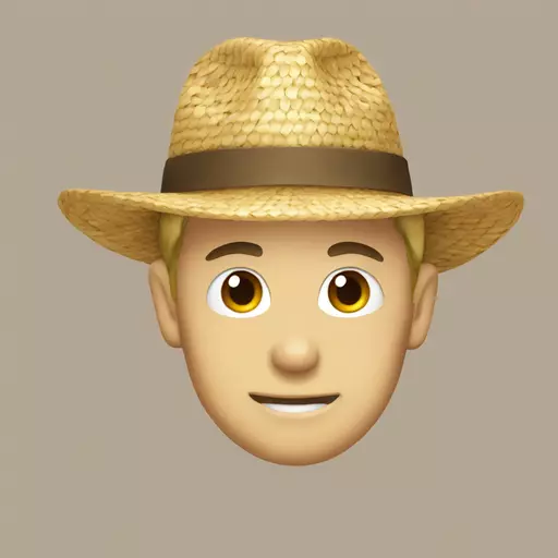 straw hat emoji