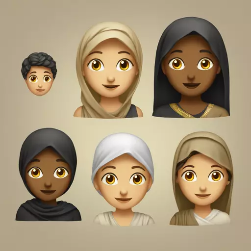 Iraqi women and boy emoji