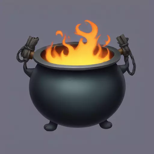 witch cauldron emoji