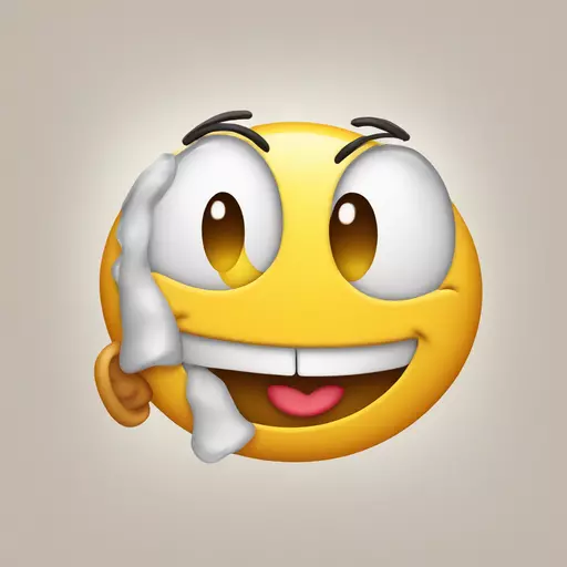 smiling and smirking playful emoji, iOS style emoji