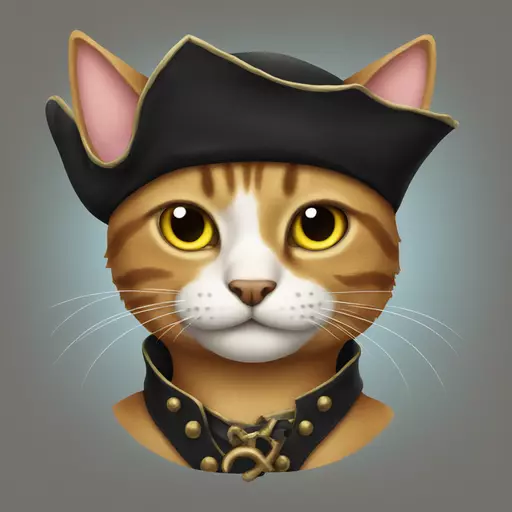 cat pirate emoji