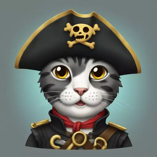 cat pirate emoji