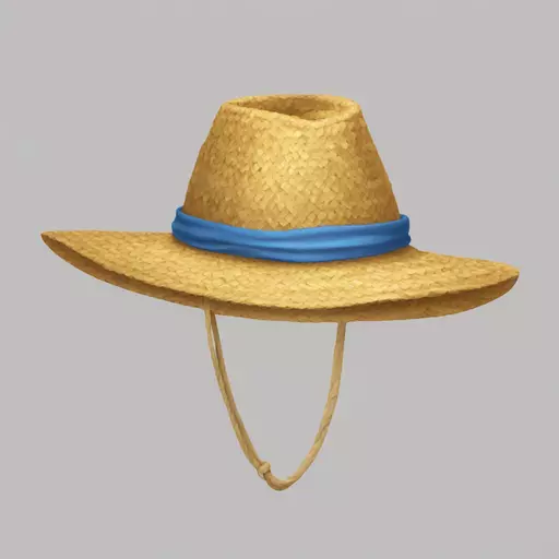straw hat emoji