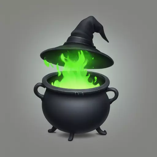 witch cauldron emoji