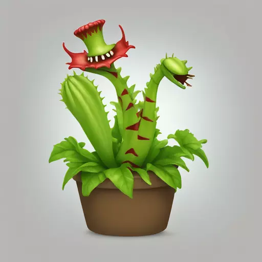 Venus flytrap emoji